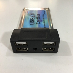 PCMCIA CardBus 54mm to USB 2.0 4 Port Adapter