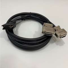 Cáp CARRIER Y2-1 Dài 3.8M SCSI MDR 3M 10320 20 Pin Male to Y Splitter D-SUB DB15 F + DB9 F I/O Cable For Servo Drive Yaskawa Panasonic Mitsubishi