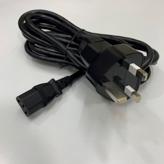 Adapter Plug UK to NEMA 5-15R + Dây Nguồn NEMA 5-15P to IEC C13 AC Power Cord 10A 125V/250V  18AWG 3x0.824mm² UL SJT VW-1 105°C Length 3M