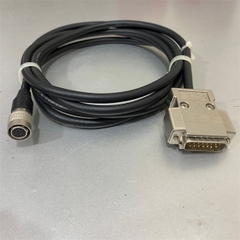 Cáp Kết Nối Điều Khiển Crestron CPC Cami to Canon Lens Camera Power Cable Hirose 12-Pin Female Connector HR10A-10P-12S(73) to DB15 Pin Male D-Sub Cable Length 2M