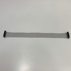 Cáp 20 Pin Flat Ribbon Cable 2x10P 20 Wire Grey Dài 0.3M Female to Female IDC Pitch 2.54mm - Cable Pitch 1.27mm For HMI Panel CMC CNC PLC