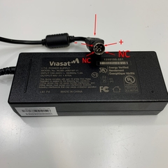 Adapter 48V 1.875A 90W VIASAT Connector Size 4 Pin Power Plug For Thống Trình Chiếu Crestron DMPS-300-C DigitalMedia™ Presentation System 300