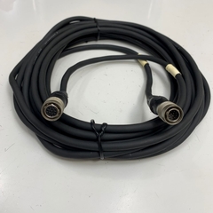 Cáp 7.5M 25ft Cable Power I/O Trigger Hirose 12 Pin Female HR10A-10P-12S(73) to Hirose 12 Pin Male HR10A-10P-12P(73) Cable HIRAKAWA-FP 2010 DR8741 For Industrial Basler GigE AVT Camera Sony CCD
