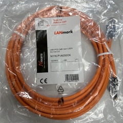 Cáp Mạng 5M 17ft N116.P1A050OK LANmark CAT6 Unscreened UTP Ethernet Cable RJ45 to RJ45 Orange LSZH 24AWG Nexans 4PR For Industrial Ethernet Cable