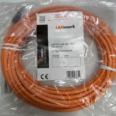 Cáp Mạng 10M 33ft N116.P1A100OK LANmark CAT6 Unscreened UTP Ethernet Cable RJ45 to RJ45 Orange LSZH 24AWG Nexans 4PR For Industrial Ethernet Cable