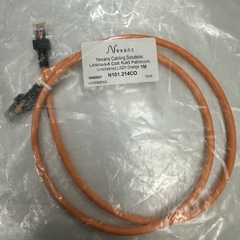 Cáp Mạng 1M 3.3ft N101.214CO Nexans LANmark-6 Patch Cord CAT6 Unscreened UTP Ethernet Cable RJ45 to RJ45 Orange LSZH 24AWG Nexans 4PR For Industrial Ethernet Cable