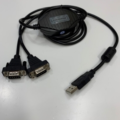 Cáp USB to 2 Port RS232C Converter Cable 1.5 Meter Gearmo USA-FTDI2X For Medical Hospital Computer Laptop, Desktop Trong Phòng Xét Nghiệm Bện Viện, Phòng Khám
