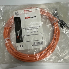Cáp Mạng 3M 10ft 10 Gbit/s Nexans N11A.U1F030OK LANmark-6A Ultim Patch Cord CAT6A Orange 500MHz RJ45 S/FTP LSZH Shielded 4-Pair 26AWG For Industrial Ethernet Network LAN 10 Gigabit