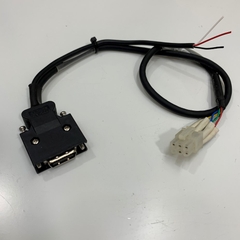 Cáp Điều Khiển Servo Driver Mitsubishi MR-J Series Dài 0.5M Cable B3LDL_110-PANEL MOVING X2 H223 Connector MDR 20 Pin to Molex 6 Pin