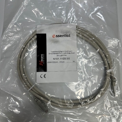 Cáp Mạng 2M 6.5ft N101.11EEGG Nexans Essential-6 CAT6 Unscreened UTP Ethernet Cable RJ45 to RJ45 PVC Light Grey 24AWG 4PR For Industrial Ethernet Cable Transmission Speed 1 Gigabit/s