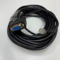 Cáp Điều Khiển PLC Keyence KV-N Series KV-NC32T Nano witch HMI Weintek MT8102iP Touch Panel Comunication Cable RS232 RJ12 6P6C to DB9 Female Dài 5M 17ft
