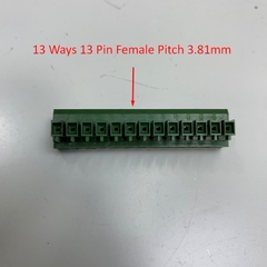 Vít Khối Nối Thiết Bị Đầu Cuối Điện DECA Terminal Blocks MC Series MC4 13 Ways 13 Pin Female Pitch 3.81mm For Switches Advantech ADAM Converter