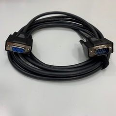 Cáp truyền Dữ Liệu RS232 Dài 3M 10ft Serial DB9 Male to Female Shielded Cable with 28AWG Color Black For Máy Phân Tích Nước Tiểu Human GmbH Combilyzer VA Với Computer
