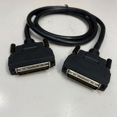 Cáp 1M 3.3ft Mitsubishi A1SC10B A Series Bus Cable Connector MDR 50 Pin Male to Male Pitch 1.27mm Gold For I/O Mitsubishi Main Base witch Ext Base A Series
