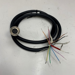 Cáp 1M 3.3ft Power and I/O Camera Cable Hirose 12 Pin Female HR10A-10P-12S(73) to 12 Core Open End For Industrial Camera Sony CCD and Industrial Automation Sensor Cable