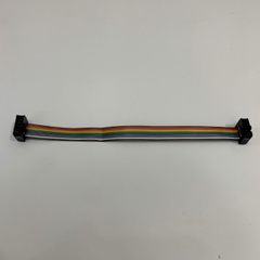 Cáp Kết Nối 10 Pin 2.54mm Pitch 2x5P 10 Wire Female to Female IDC Flat Rainbow Ribbon Cable Length 30Cm For PLC CNC CMC LCD Screen
