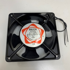 Quạt Làm Mát Thoát Khí SNUON DP12038A P/N 2123XSL 120x120x38mm 1 PHASE 220-240VAC 50/60Hz 0.14A Speed Rating