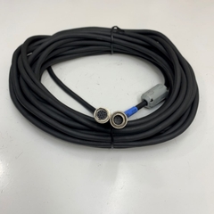 Cáp 10M 33ft Keyence TL-C10 Cable Hirose 12 Pin Male HR10A-10P-12P(73) to Hirose 12 Pin Female HR10A-10J-12S(73) For Keyence LT-9000 Series scanning laser with Controller