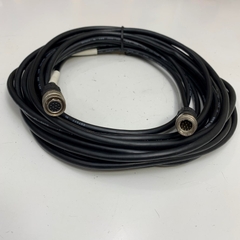 Cáp 7M 24ft Power I/O Cable Hirose 12 Pin Female HR10A-10P-12S(73) to Hirose 12 Pin Male HR10A-10J-12P(73) For Industrial Basler GIGE AVT Camera Sony Hitachi Panasonic CCD