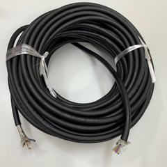 Cáp Điều Khiển Chuyển Động Dài 1M 3.3ft DESIGN 25 Core x 0.15mm² 26AWG Shielded Cable OD Ø 9.3mm For I/O Signal Servo Drive and Robot, Laser Marking Machine