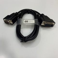 Cáp Lập Trình 6Ft Dài 1.8M Cable RS232C DB9 Male to D-Sub 15 Pin Male 2 Row For HMI Fuji Electric Monitouch V8 V9 Series and PLC Allen Bradley 1785-KE