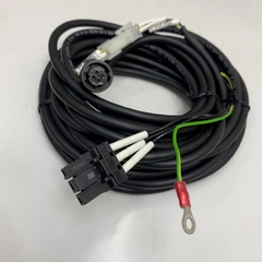 Cáp 5.5M 18ft Yaskawa JZSP-CMM60-05-E Power Servo Cable Connector JAE JN1DS04FK1 4 Pin to Molex 4 Pin For Yaskawa Servo Motor SGMCS