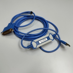 Cáp 3M 10ft AMSAMOTION USB-SC09 PLC Programming Cable Suitable FX/A Series For Mitsubishi FX FX1S 1N 2N 3U AW Series PLC