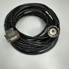 Cáp 10M 33ft Rexroth Encoder Cable RKG4200/010 Signal Shielded Cable Plug M23 10 Pin Female to DB15 Male For Rexroth Motor Encoder Control Cable