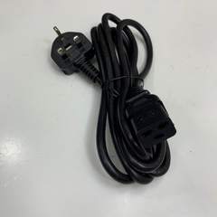 Dây Nguồn Máy Chủ Dài 2.5M 8.3ft Server Dell EMC Well Shin AC Power Cord Cable UK BS1363 to C19 Fused 13A 16A 250V 16AWG 3x1.5mm² 105°C UL CSA OD 8.5mm For Network Equipment Rack PDU UPS APC