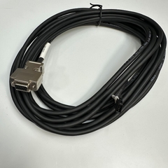 Cáp 7M 23ft BCR-RS232 Cable Connector DB9 Female Metal to E-CON EZ-CLAMP 3 Pin Male For RS232 Communication Data Cable