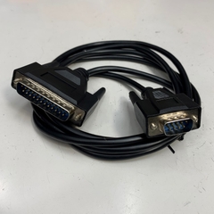 Cáp 2M RS232-C Shielded Cable DB25 Male to DB9 Male Communication Null Modem Cable