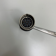 Đầu Jack Original Heidenhain Connector M23 12 Pin Female Straight Crimp Insert Without Contacts For M23 Signal Connector Siemens Servo Encoder Cable 12 Pin Industrial