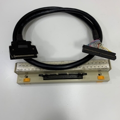 Bộ Cáp SCSI I/O Signal MDR 50 Pin Male to 50 Pin IDC FC 2*25 Pitch 2.54mm Dài 1M 3ft + Cầu Đấu Samwon Act TG-1H50S IDC 50 Pin Terminal Block