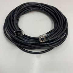 Cáp 7M Power Cable Connector Hirose HR10A-7P-6P(73) 6 Pin Female to 2 Core For Basler AVT GigE Sony CCD Industrial Camera Power Signal Cable