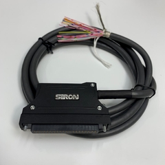 Cáp 1.9M 6.3ft SIRON A6CON1 40 Pin Plug to 40 Core Bare Wire Open End Shielded I/O Cable For Omron Mitsubishi PLC Level Measuring Instruments