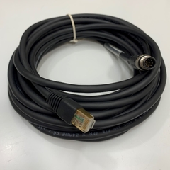 Cáp M12EN-M8SR-7M D201904 Dài 7M M12 A-Code 8 Pin Male to RJ45 Ethernet Cable For Cognex Industrial Barcode Camera Reader Hàng Original Theo Thiết Bị