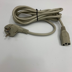 Dây Nguồn Cisco Schuko Power Cord CEE 7/7 to C13 10A 250V 3x1.0mm² CCC 60227 IEC 53CRVV  Cable OD 6.8mm Grey Length 3M For Tủ Điện Công Nghiệp