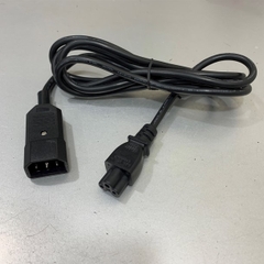 Dây Nguồn Máy Xách Tay Và Máy Chiếu, POE Cắm Bộ Lưu Điện UPS PDU AC Power Cord IEC 320 C14 to C5 10A 2.5A 250V 18AWG 3x0.75mm² Length 1.5M