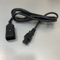 Dây Nguồn Máy Sách Tay Và Máy Chiếu, POE Cắm Bộ Lưu Điện UPS PDU AC Power Cord IEC 320 C14 to C5 10A 2.5A 250V 3x0.75mm² Black Length 1.8M