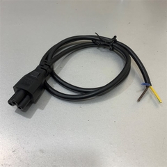 Đây Nguồn Đấu Bo Mạch Bare Wire to IEC C5 Electrical Power Cord AC DC Power Supply Extension Cable 250V 2.5A 3x0.75mm² H03VV-F OD 6.5mm length 0.8M