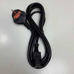 Dây Nguồn King-Cord KC-039 KC-003 Dài 2.5M 8.3ft Server Dell EMC AC Power Cord Cable UK BS1363 to C13 Fused 13A 10A 250V 18AWG 3x1.0mm² 105°C UL CSA OD 7.2mm