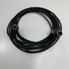 Cáp Điều Khiển Dài 5M 17ft PS/2 6 Pin Mini Din Male to Male Cable Shielded 6 Core x 0.09mm² OD 3.3mm For PLC industrial Cables KVM Switches