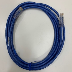 Cáp CGNR-R-003F 300cm Cable RJ45 CAT6 UTP Gigabit PVC 24AWG Industrial Ethernet RJ45 Network Patch Cord Straight Through Blue Length 3M For CN5 Ezi-SERVO-PR only