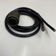 Cáp 1M 3.3ft PLT AMS3106B 22-23S 8 Pin Female Connector to 6 Core For Servo Motor Power Original Cable