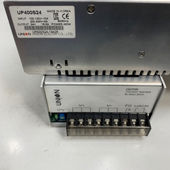 Nguồn Tổ Ong 24V 16.6A 400W Union UP400S24 Industrial Switching Power Supply Input 100-240VAC 5A 50/60Hz Hàng Original Zin Tháo Thiết Bị Đã Qua Sử Dụng