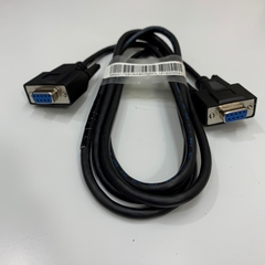 Cáp RS-232C 6232-9F9F-06CRE Communication Cross Link Data Transfer 6Ft Dài 1.8M Shielded Cable DB9 Female to Female For All Port RS-232C Industrial PLC Programming and Computer