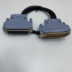 Cáp 1.5M 5ft D-Sub 50 Pin 3 Rows Connector Shielded DB50 Male to Female Extension Cable Black OD 9.0mm For Siemens Simatic S7-400 Interface Modules and Reduction CNC Machining Cable