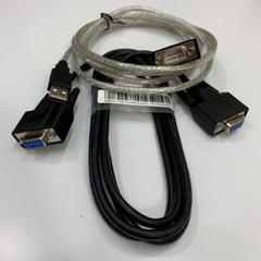 Combo USB to RS232 FTDI Chip Converter + Cáp RS232 Data Interface DB9 Female to Female Shielded Cable Dài 1.8M 6ft For Universal Dosing Controller CSC Pfister and Computer