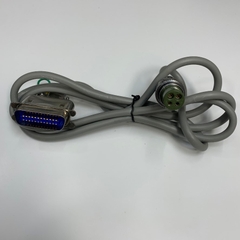 Cáp 1.5M 5ft Connector SANWA 41-6590 4 Pin Female to Centronics 24 Pin Male Cable  For Industrial Power Cable Circular Connector