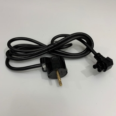 Dây Nguồn Vuông Góc Phải Chữ L 90 Độ I-SHENG IS-039 European Schuko Power Cord CEE 7/7 to RIGHT ANGLE IEC320 C5 18A - 2.5A 250V 3x0.75mm² Length 1.8M